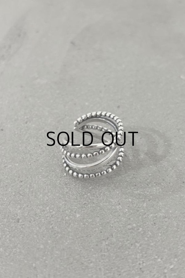 画像3: SILVER925 スムース&ノッチマルチクラスラインリング (3)