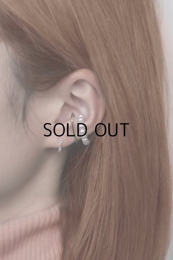 画像11: SILVER925 3mm幅 マリタイムチェーンピアス 10mm径 (11)