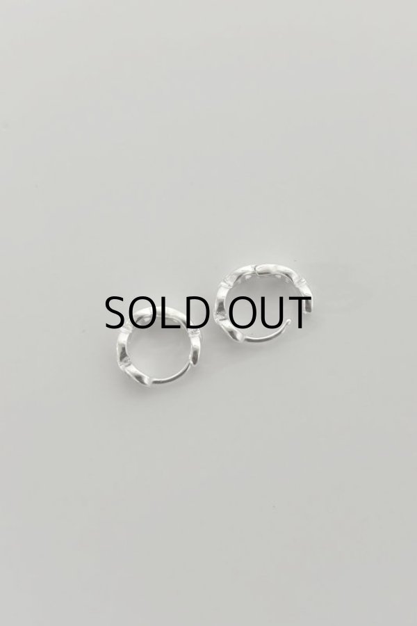 画像6: SILVER925 3mm幅 マリタイムチェーンピアス 10mm径 (6)