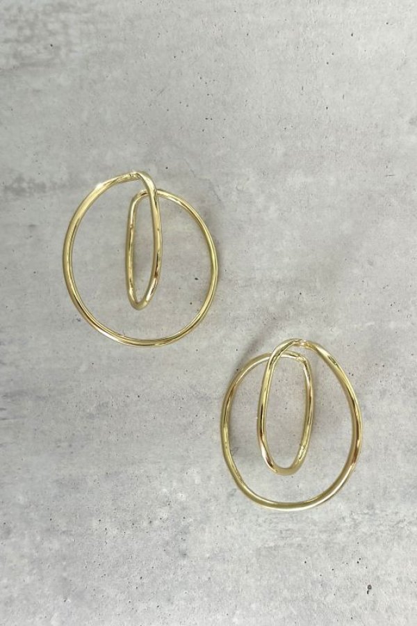 画像7: クロスフープイヤーカフ (7)