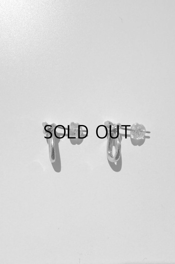 画像4: SILVER925 ノットスタッドピアス /シルバー (4)