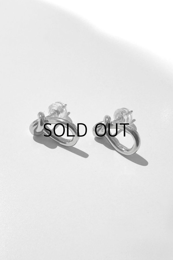 画像3: SILVER925 ノットスタッドピアス /シルバー (3)