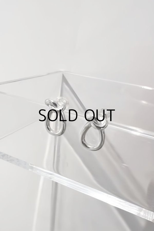 画像5: SILVER925 ノットスタッドピアス /シルバー (5)