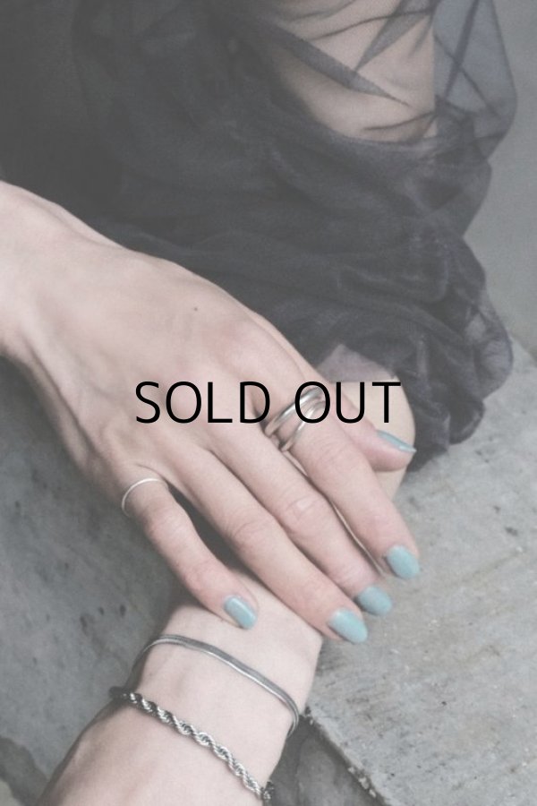 画像9: SILVER925 2mm幅 カーブラインリング/シルバー (9)