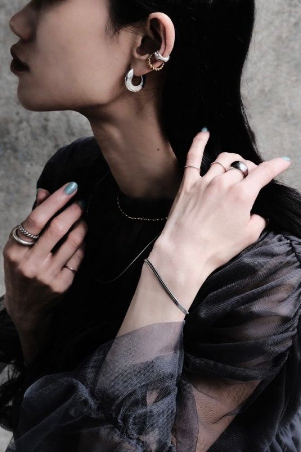 画像10: ステンレス ヘリンボーンチェーンブレスレット (10)