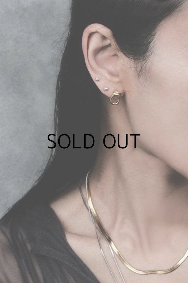 画像6: SILVER925 ノットスタッドピアス /シルバー (6)