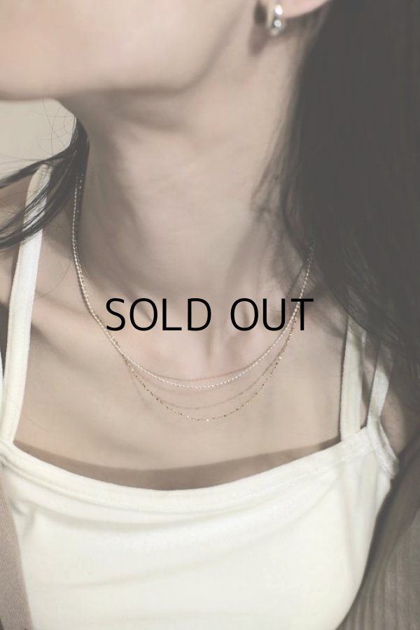 画像9: ステンレス スクリューチェーンネックレス (9)