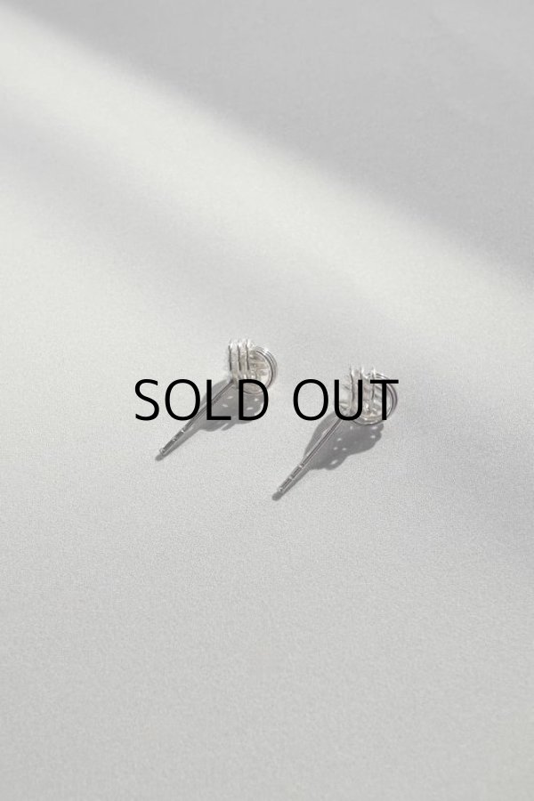 画像3: SILVER925 6mm幅アジアンノットスタッドピアス (3)