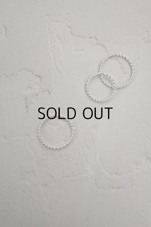 画像3: SILVER925 1mm幅ファインツイストリング (3)