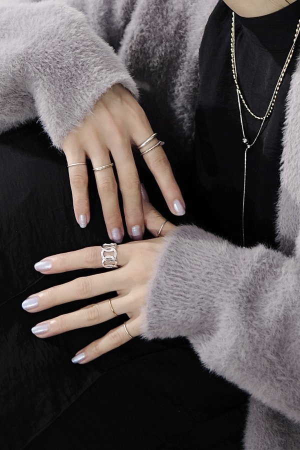 画像9: SILVER925 1.0mm幅 スタッキングリング (9)