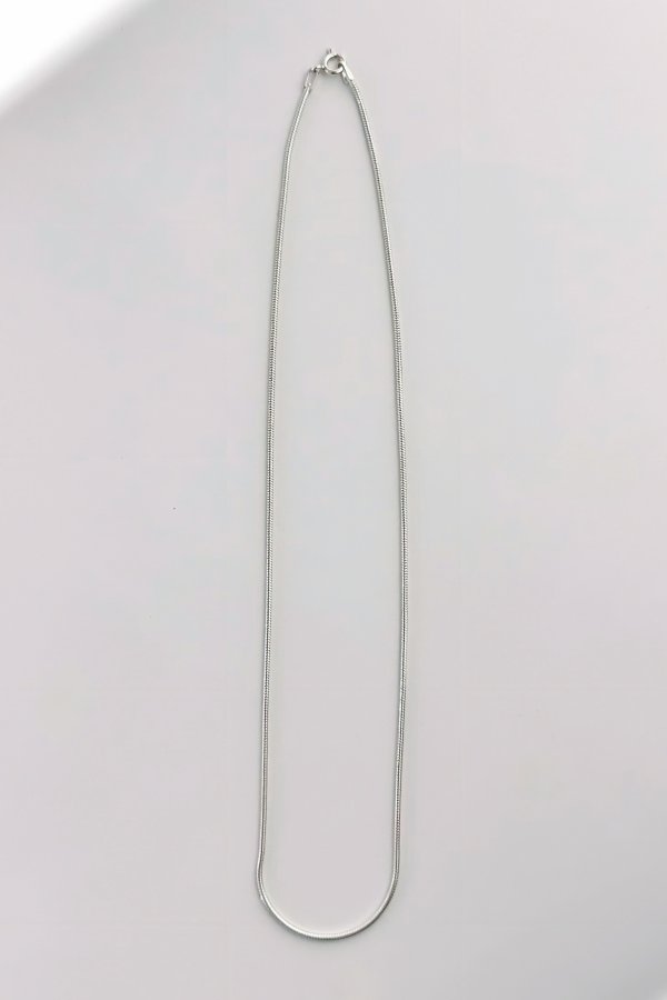 画像7: SILVER925 1.4mm幅 スネークチェーンネックレス (7)