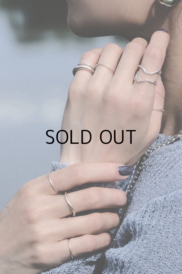 画像7: SILVER925 2mm幅 カーブラインリング/シルバー (7)