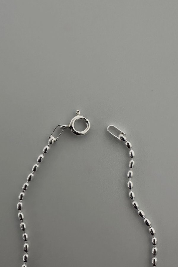画像7: SILVER925 1.8mm幅 オーバルボールチェーンネックレス (7)