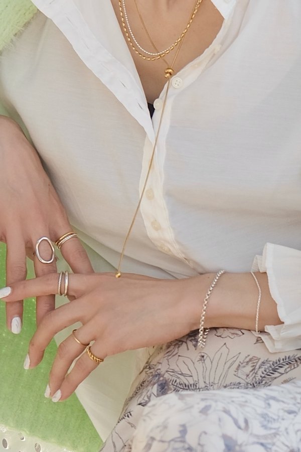 画像8: SILVER925 1.5mm幅 カットロープチェーンブレスレット (8)