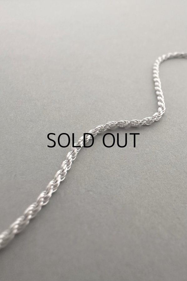 画像3: SILVER925 1.5mm幅 カットロープチェーンブレスレット (3)