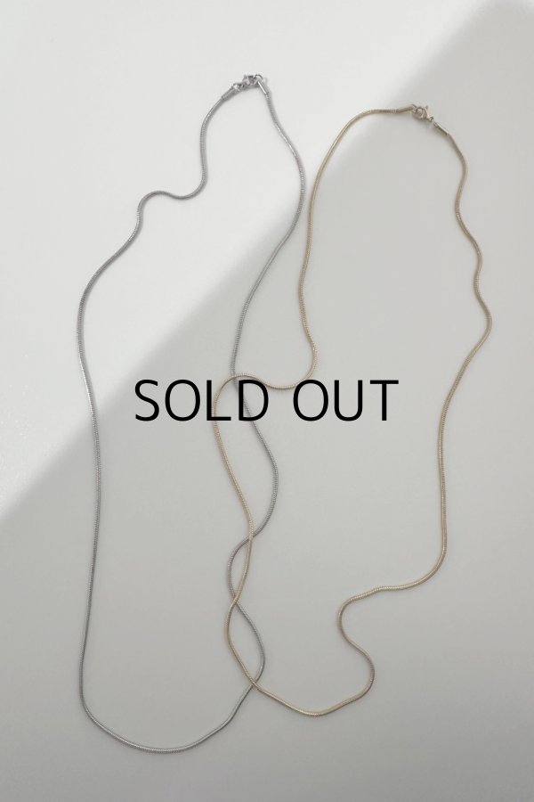 画像5: ステンレス スネークロングネックレス 70cm (5)