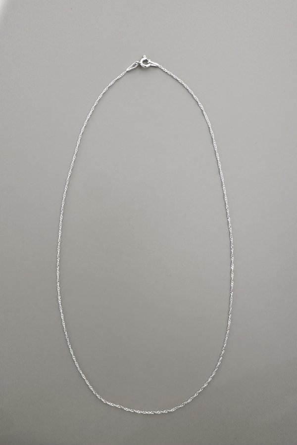 画像3: SILVER925 1.1mm シンガポールチェーンネックレス 40cm/シルバー (3)