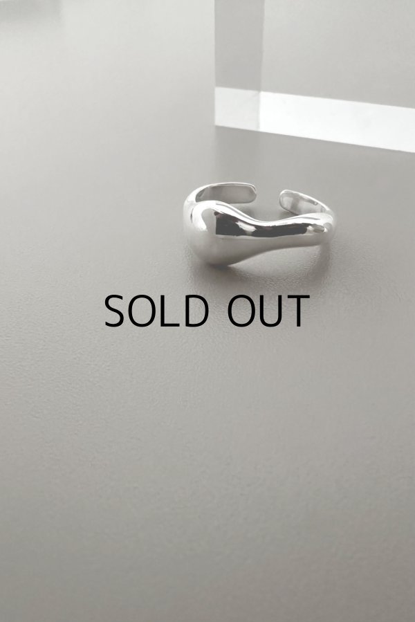 画像2: SILVER925 ドロップフォルムリング/シルバー  (2)