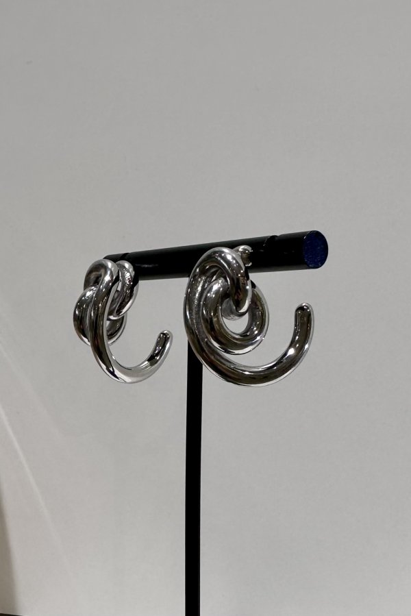 画像9: ▶︎ ステンレス リングリングC型フープピアス (9)