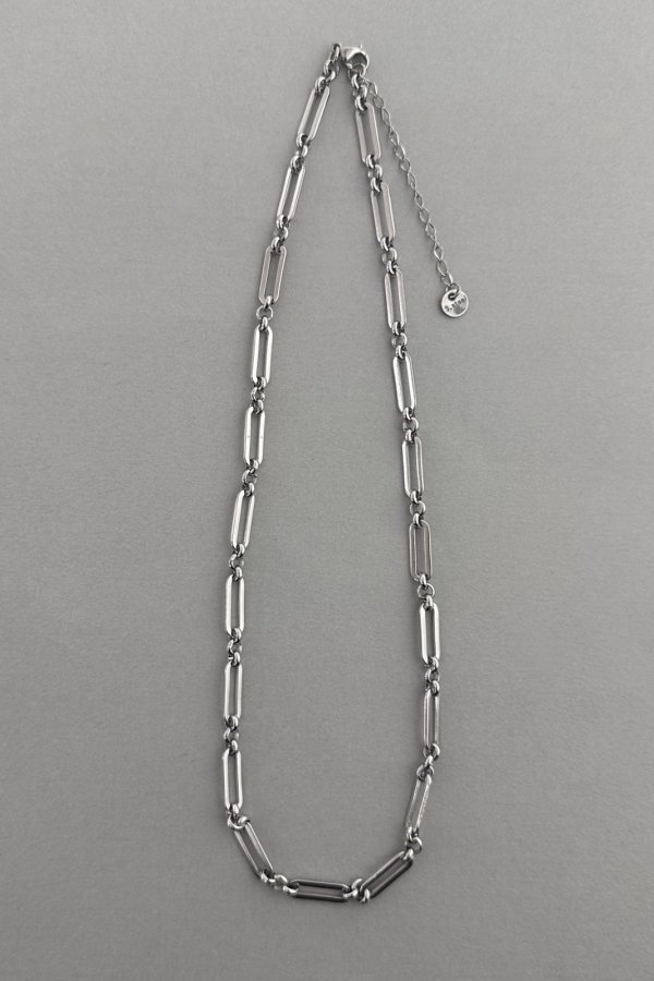 画像6: ステンレス コネクティットアズキチェーンネックレス (6)