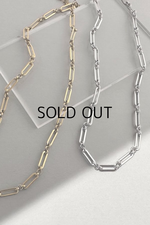 画像9: ステンレス コネクティットアズキチェーンネックレス (9)