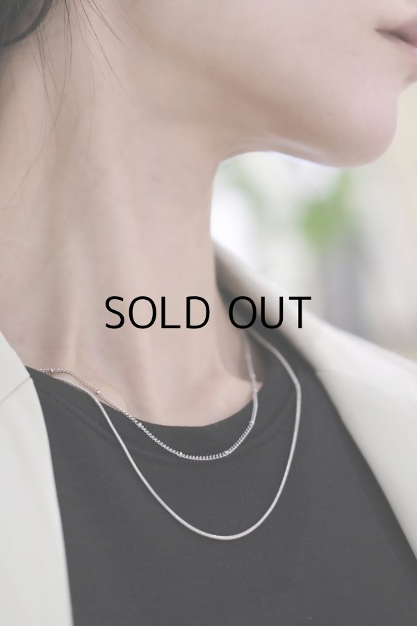 画像9: ▶︎ ステンレス 1mm幅 スネークチェーンネックレス  (9)