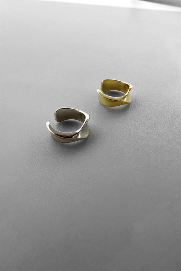 画像7: ▶︎ SILVER925 5mm幅 アンドュレートラインイヤーカフ  (7)