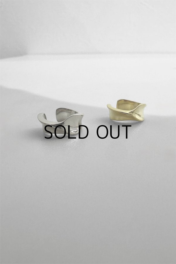 画像4: SILVER925 5mm幅 アンドュレートラインイヤーカフ  (4)