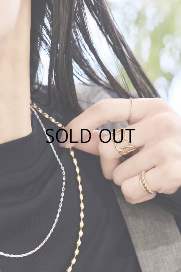 画像2: ステンレス 13mm幅 ホローチェーンリング (2)