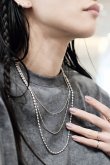 画像1: SILVER925 1.8mm幅 オーバルボールチェーンネックレス (1)