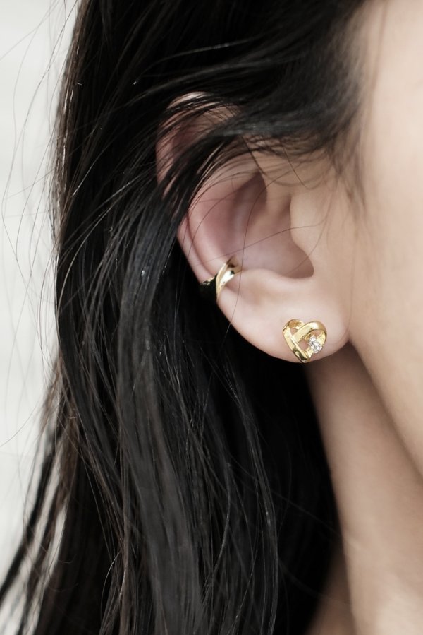 画像3: ▶︎ SILVER925 5mm幅 アンドュレートラインイヤーカフ  (3)