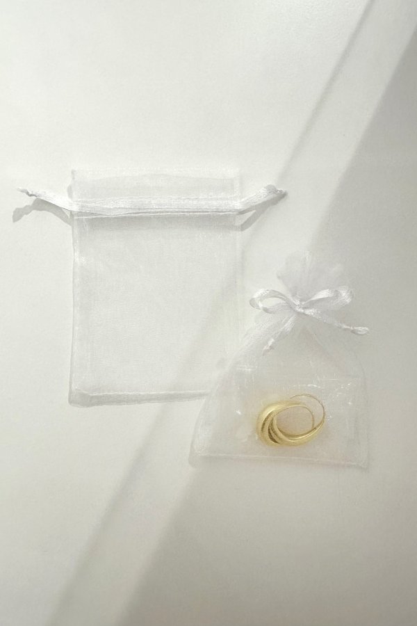 画像2: 【期間限定】ギフトラッピング(オーガンジー)/ホワイト１ (2)