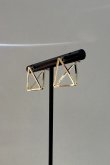 画像7: トライアングルラインピアス (7)