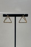 画像4: トライアングルラインピアス (4)