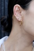 画像1: ステンレス 2.5mm幅 フープピアス 25mm径 (1)