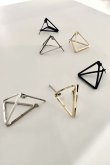 画像2: トライアングルラインピアス (2)