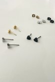画像4: ステンレス フラットハートスタッドピアス (4)