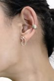 画像1: SILVER925 ニュアンスラインスタッドピアス/シルバー (1)