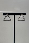 画像3: トライアングルラインピアス (3)