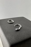 画像2: プレーンリングピアス 12mm径 /シルバー (2)