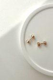 画像2: ステンレス ラウンドプレートバーベルピアス 5mm幅 (2)