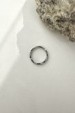 画像3: ステンレス 3mm幅 スラッシュパターンリング /シルバー (3)