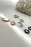 画像2: ステンレス 2.5mm幅 フープピアス 13mm径 (2)