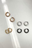 画像1: ステンレス 2.5mm幅 フープピアス 13mm径 (1)