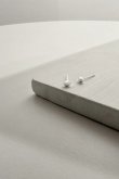 画像1: SILVER925 ストーンスタッドピアスA/シルバー (1)