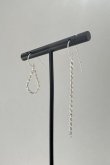画像5: SILVER925 1.8mm幅 カットロープチェーンフックピアス /シルバー  (5)