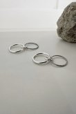 画像2: SILVER925 サークル&燻ツイストコネクトリング /シルバー  (2)