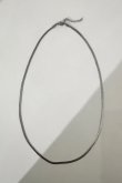 画像4: ステンレス 3mm幅 ヘリンボーンチェーンネックレス 55cm /シルバー  (4)