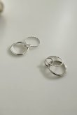 画像3: SILVER925 サークル&ファインツイストコネクトリング /シルバー (3)