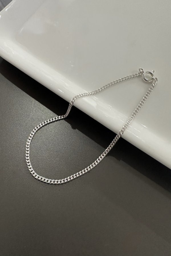 画像1: SILVER925 キヘイチェーンブレスレット 17cm/シルバー (1)